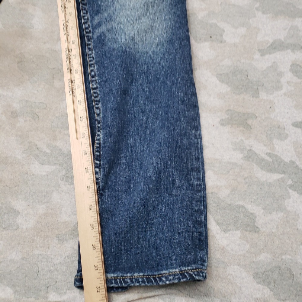 Devil Dog Jeans Mens 32x34 Blue Whiskered Denim Medium Wash Athletic Fit - Picture 4 of 11